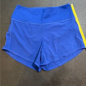 Oiselle Vibrant Blue Athletic Shorts Size 8